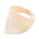 thumbnail image 2 of Babero para bebé, transpirable, triangular, absorbente, ajustable, con broches de tela Beige, 2 of 9