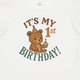 thumbnail image 4 of Inktastic Cute Teddy Bear 1st Birthday Celebration Boys or Girls Baby T-Shirt, 4 of 5