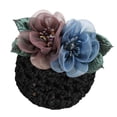 thumbnail image 3 of Horquilla para el cabello con forma de rosa, broche de rosa nupcial, pinzas para el cabello para bodas y bodas. pinza de pelo de frijol, 3 of 7