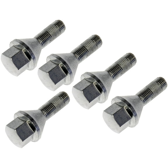 Dorman 611-005 M12-1.25 Wheel Bolt - 19mm Hex, 23mm Thread Length for Specific Chrysler / Dodge / Jeep Models (Pack of 5) (OE FIX)