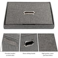 thumbnail image 2 of Boîtes de Rangement avec Couvercles, Bacs de Rangement Décoratifs, Panier de Rangement en Tissu Pliable, 2 of 4
