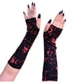 thumbnail image 5 of Nmnitkp Halloween Gloves Long Ghost Claw Dress Up Gloves Black Long Nails Cosplay Festival Funny Gloves, 5 of 5
