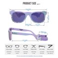 thumbnail image 7 of COCOSAND Baby Sunglasses with Strap Square Frame UV400 for Infant Toddler Boys Girls Age 0-24 Months, 2-Pack, 7 of 7