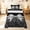Blakc Grey, variant on meiyoeat Glam Zebra Bow Twin Sheets for Kids Girls, Sparkle Animal Print Bedding, Black Silver, 3 Pieces