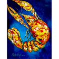 thumbnail image 1 of Big Boy On Blue Crawfish Flag Garden Size, 1 of 1