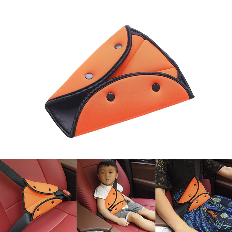 Comfortable Seat Belt Adjuster Car Child Safety Cover Harness Triangle Pad UK 