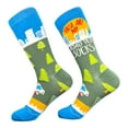 thumbnail image 2 of These Are My Road Trip Socks Funny Sarcastic Vacation Graphic Novelty Footwear For Men, 2 of 9