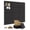 Black, variant on Kuchoow Large Felt Bulletin Board 48" x 36" Cork Board Alternative for Office, 12 Pack Beige Self-Adhesive Felt Wall Tiles with Push Pins for Classroom Room