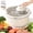 White, variant on Automatic Fruit and Vegetable Spinner & Strainer, Electric Salad Spinner with 12-Brush Washer, 1500mAh Rechargeable, Blue