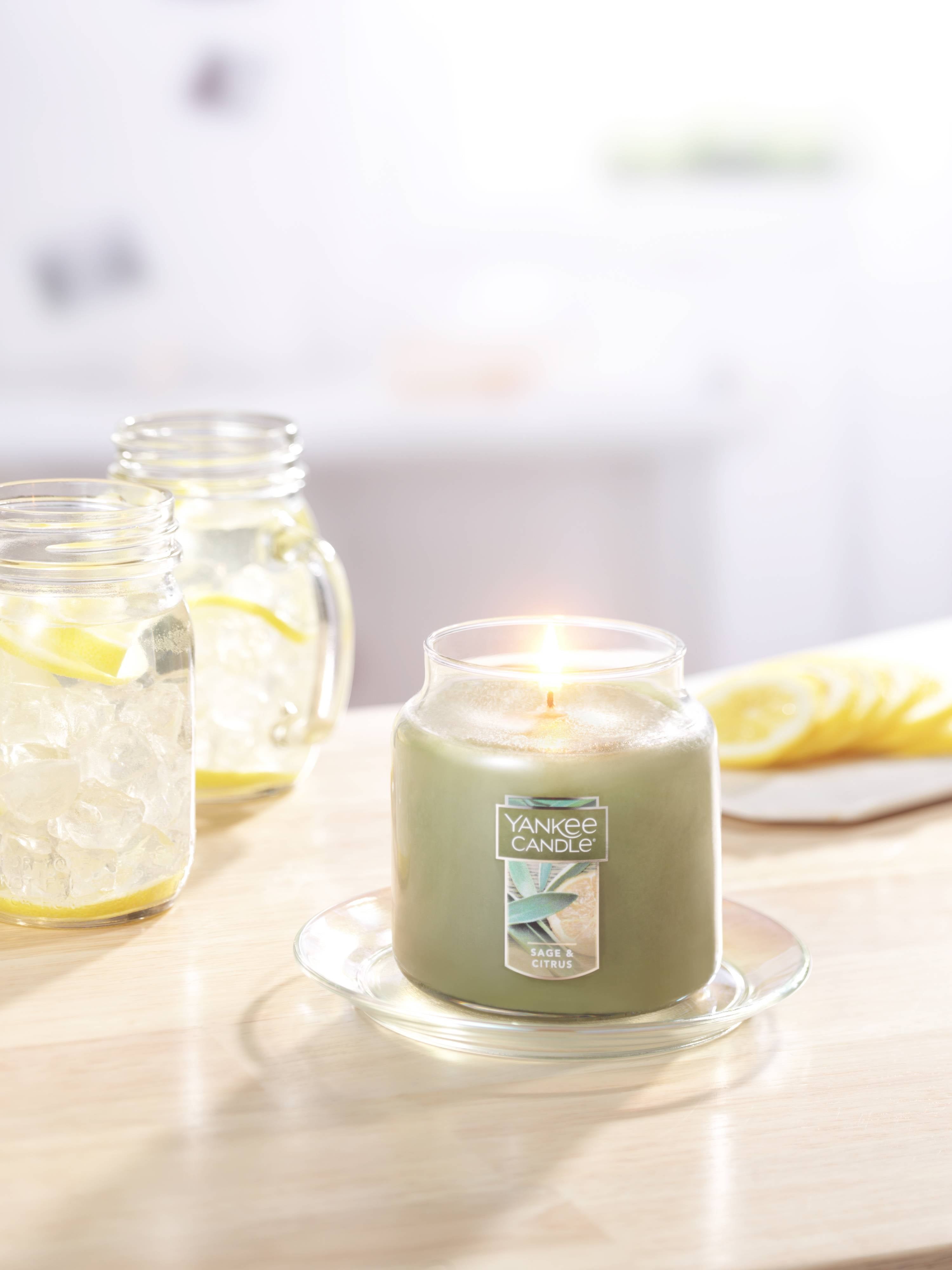 Yankee Candle Sage & Citrus Medium Classic Jar Candle Walmart