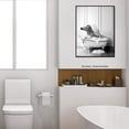 dashuaibi-Funny bathroom decoration zebra animal bathtub poster wall ...
