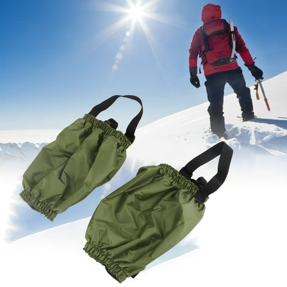 Cache-jambes pour Hommes, Cache-Jambes en Fibre de Polyester pour Randonnée et Bottes pour Hommes avec 1 Paire pour Camping et Escalade