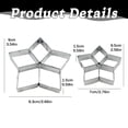 thumbnail image 3 of Cookie Cutter Set Cookie 1 Piece Set of Cookie Cutters Shaped Cookie Non Stick Dough Stainless Baking Cookie Cutting Tool Biscuit Mold, Baking Cutter, Pastry Mold, Dough Cutter, Stainless Steel Cooki, 3 of 4