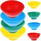 thumbnail image 5 of 8 cuencos de silicona para alimentación de bebés, cuencos de arroz, minicuencos para condimentos, resistentes a caídas (amarillo, rojo, verde y azul), 5 of 8