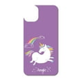 thumbnail image 3 of DistinctInk Custom SKIN / DECAL compatible with OtterBox Symmetry for iPhone 11 Pro (5.8" Screen) - Unicorn - Rainbown - Magic - Purple, 3 of 5