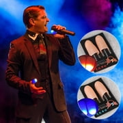 BGZLEU Magic Red Light up,Thumb Tips Finger Magic,Party Magic Tricks,Tricks Fake Finger with LED Light for Magic for Party Props Accessories (2 Pairs)