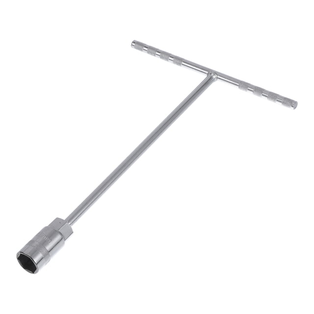 Llave de zócalo universal 28x18cm, llave de spanner duradera, extractor de zócalo de acero aleado 1 Pc hexágono 17mm para automóvil, motocicleta, dirtbike, llave de mango en T