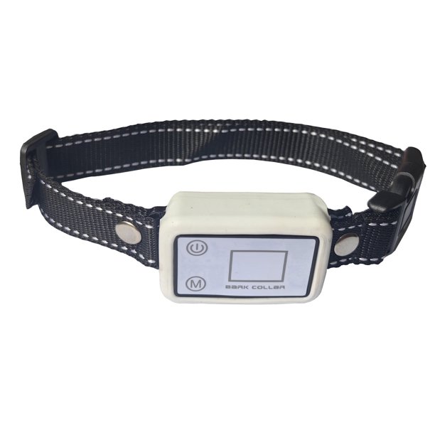 Pantalla a color de baile deslumbrante, identificación automática inteligente, advertencia temprana, vibración, antiladridos, collar para mascotas, prevención de tracción