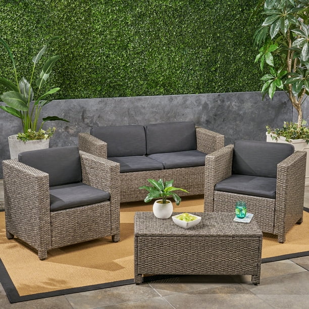 Cascada Outdoor Deep Seating Fabric Patio Cushions for ...