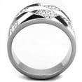 thumbnail image 4 of Silver Womens Ring Anillo Para Mujer Stainless Steel Ring with Top Grade Crystal Catanzaro, 4 of 4