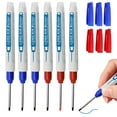 thumbnail image 4 of Maytalsory 6pcs Plastic Fine Tip Permanent Marker Pens Marks On Various Surfaces Easy To For Precision Marking 5Set, 4 of 6