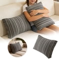 thumbnail image 2 of WMQPNNS Headboard Back Cushion Lumbar Support Upholstered Segmented Striped Headboard Removable Reading Positioning Sofa Dorm Resting Backrest, 2 of 6