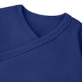 thumbnail image 5 of Zpanxa Newborn Onesies Girl Cotton Long Sleeve Ruffle Cuff Bodysuit Navy 0-3 Months, 5 of 6