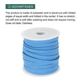 thumbnail image 3 of Uxcell 1/4" Double Fold Bias Tape Continuous Bulk Bias Tape for Sewing Seaming Blue 25 Yards, 3 of 7