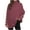 Burgundy, variant on Tao Women's Oversized Turtleneck Chunky Pullover Sweaters Cowl Neck Long Sleeve Winter Slouchy Loose Knit Sweaters Olive GreenFree Size
