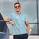 thumbnail image 4 of Fotbe Snowflake Snowing Camiseta Polo de Golf para Hombre con Estampado – Camisa Deportiva Transpirable con Cuello Abotonado-Medium, 4 of 6