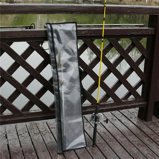 Waterproof PVC Fishing Rod Bag Fishing Pole Carrying Bag Case for