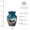 thumbnail image 2 of JAGASY Flying Eagle Urn for Ashes Adult Male - Mountain Small Urn for Human Ashes Keepsake - Blue Miniature Urns for Mother - Tiny Cremation Urns for Mom & Dad - (3 Inch), 2 of 7