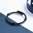thumbnail image 4 of Twist with Infinity Memorial Funeral Urn Bracelet for Ashes Holder Cremation Jewelry for Ashes, 4 of 6