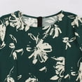thumbnail image 4 of Patlollav Summer Dresses for Womens Beach Floral Print Short Sleeve Swing Dress, 4 of 5