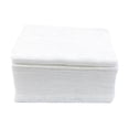 thumbnail image 1 of 100pcs Thin Cotton Pads in Plastic Box Packing for Cosmetic Nail Polish and Makeup Remover Pads White Single Layer 6x7cm, 1 of 4