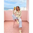 thumbnail image 6 of CONZONE Womens Polka Dot Hoodies Long Sleeve Zip Up Hooded Sweatshirts for Women Trendy Fall Winter Pullover Tops, 6 of 9