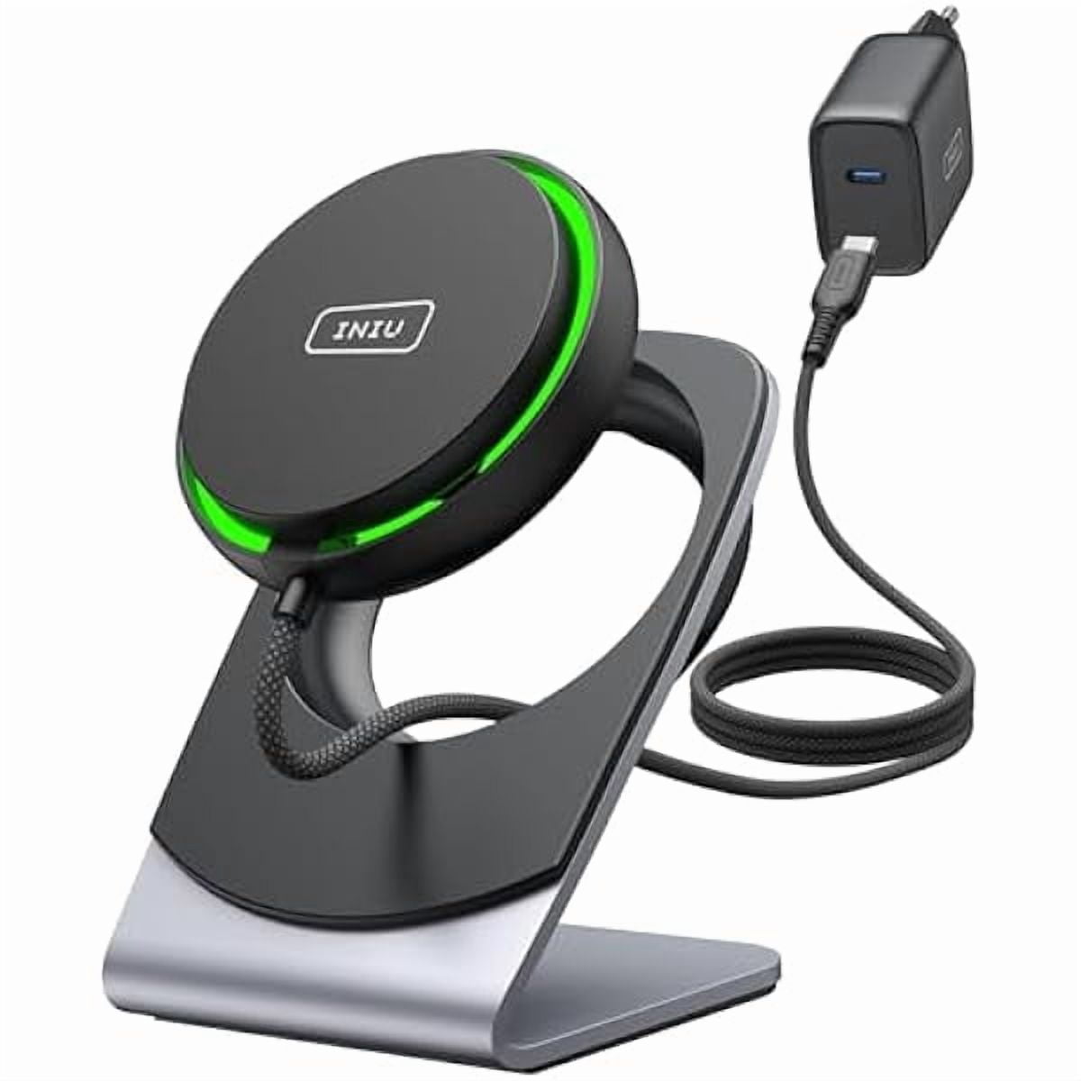 Anker 533 Magnetic Wireless Charger, 3-in-1 Phone Power Base
