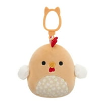 Squishmallows 4" Easter Clip-On Rutie the Rooster
