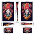 thumbnail image 3 of Psychedelic Clown Joker PS5/PS5 Pro/PS5 Slim Digital Disc Skin Sticker For Console And Controller Skins, 3 of 7