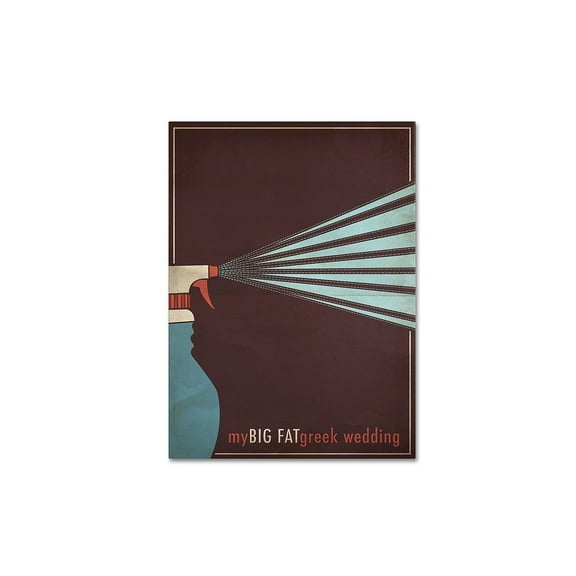 Trademark Fine Art "My Big Fat Green Wedding" Canvas Art by Megan Romo