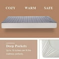 thumbnail image 5 of CREATIVE HOBBIES Electric Heated Mattress Pad 10 Heat Settings Dual Control with 10 Hour Auto Off, Air Layer Electric Mattress Pad Cover,Machine-Wash Breathable Heating Mattress Pad, 5 of 8