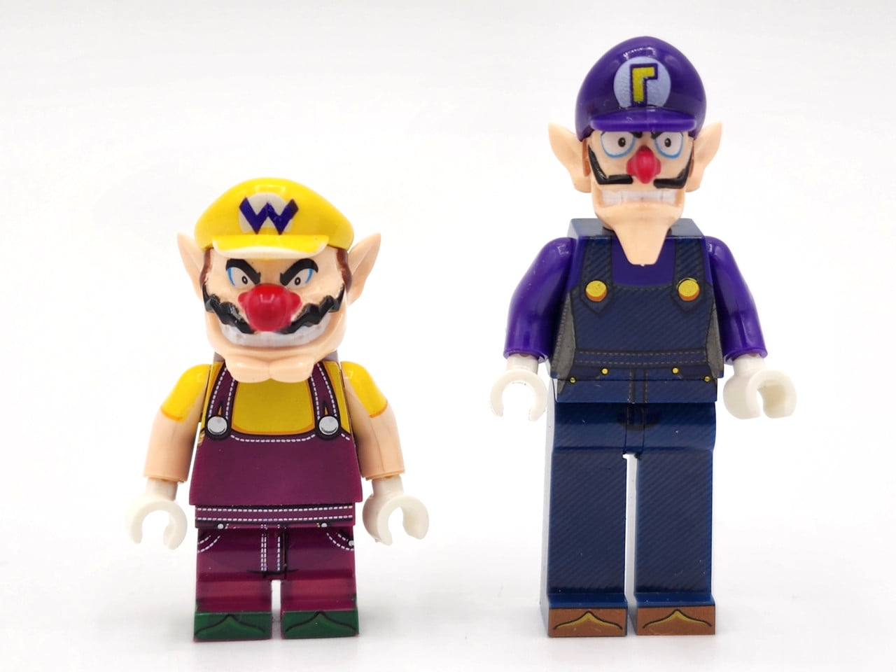 Super Mario Bros Mini Figure Pack Wario Waluigi Bowser Custom 10 Small Character Toy Set Walmart