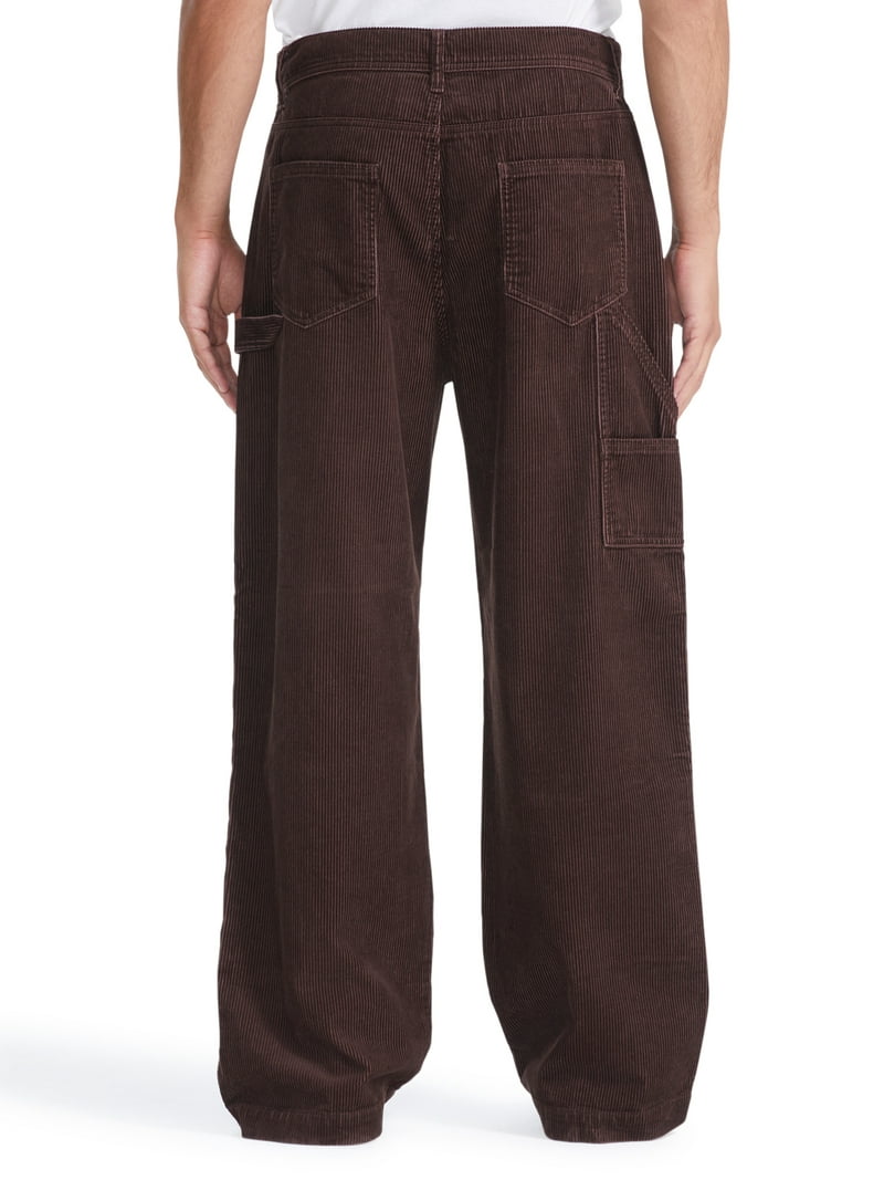 No Boundaries All Gender Corduroy Carpenter Pants, Men's Sizes 28