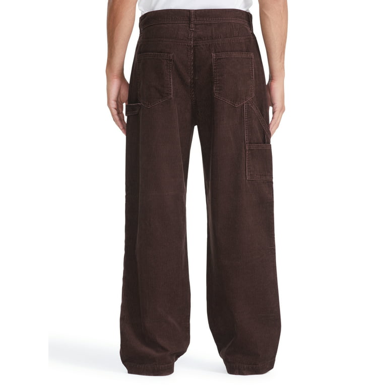 Vintage-1974-32x32 No Boundaries light tan 8-pocket belted Carpenter pants