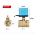 thumbnail image 2 of Valve à Bille 3/4 Pouces 1 Pouces Normalement Fermée/ouverte Valve à Bille Motorisée 2 Fils Laiton Électrique Remplacer Électrovalve, Pratique à Utiliser, 2 of 6