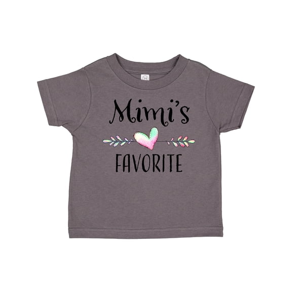 Inktastic Mimi's Favorite Heart Grandchild Boys or Girls Toddler T-Shirt