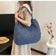 thumbnail image 4 of Zhuge Bolso de hombro tejido para mujer, bolso de mano tejido, bolso de mano tejido elegante para playa de verano, bolsos de hombro de 18,5 x 0,78 x 14,56 pulgadas (azul), 4 of 4