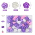 thumbnail image 3 of YAOMOBB Ensemble de Goupilles Décoratives Roses Mignonnes Design en Forme de Fleur pour Tableaux d'Affichage et Photos, 3 of 6