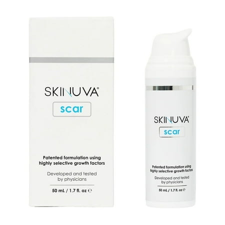 Skinuva® Next Generation Scar Cream - Advanced Scar Silicone Cream Matrix Formulated with Growth Factors (1.7 oz)