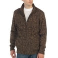 thumbnail image 2 of Gioberti Mens Heavy Weight Cardigan Twisted Knit Full-Zipper Sweater, 2 of 2